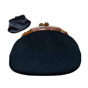 MALAMA Black Vintage Bag with Coin Purse